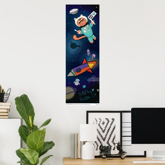 Poster - Voie Lactée (Bureau à domicile)