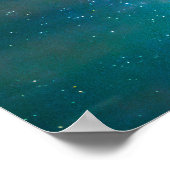 Poster Voie Lactée au-dessus de la baie Hammond (Coin)