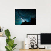 Poster Voie Lactée au-dessus de la baie Hammond (Bureau à domicile)