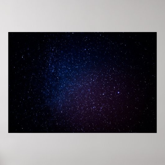 Poster Voie Lactée étoiles ciel nocturne (Devant)