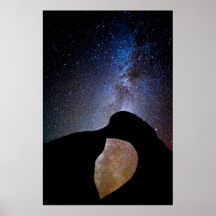 Poster Voie lactée la nuit, Californie