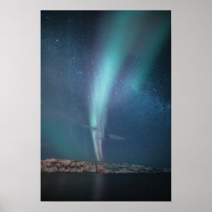 Poster Voie Lactée Northern Lights