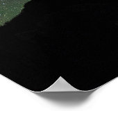 Poster Voie Lactée Près De Mammoth Hot Springs (Coin)