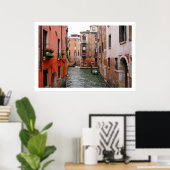 Poster Voie navigable (Bureau à domicile)