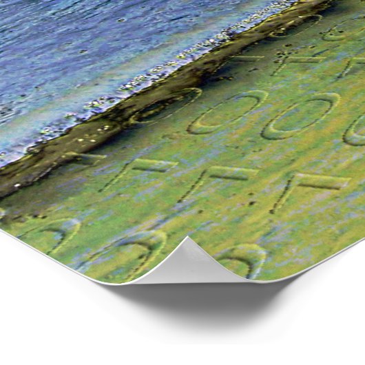 Poster Voie navigable électrique (Coin)