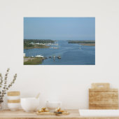 Poster Voie navigable intra-côtière à Oak Island, NC - im (Cuisine)