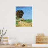Poster Voie près d'Arles par Vincent van Gogh (Cuisine)