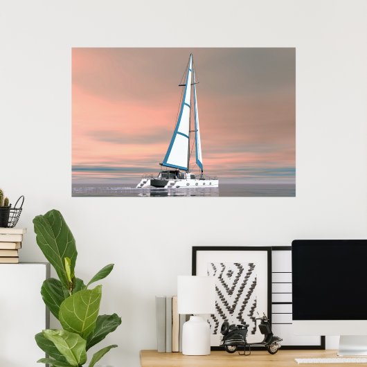 Poster Voile (Bureau à domicile)