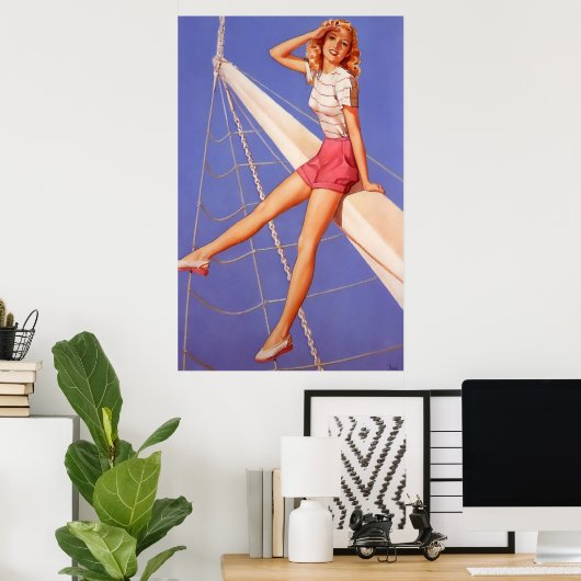 Poster Voile (Bureau à domicile)