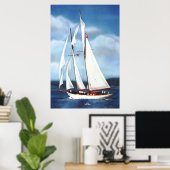 Poster Voile (Bureau à domicile)