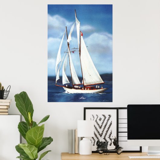 Poster Voile (Bureau à domicile)