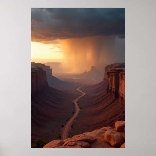Poster Voile Ambre (Devant)