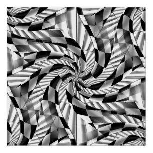 Poster Voile Argent...