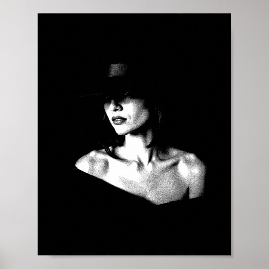 Poster Voile de glamour calme (Devant)