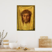 Poster Voile de Veronica Jésus Christ visage, Saint visag (Cuisine)