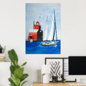 Poster Voile d'été (Bureau à domicile)