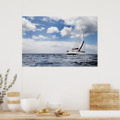 Poster Voile En Mer Ouverte (Cuisine)