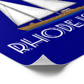 Poster Voile Newport Rhode Island (Coin)