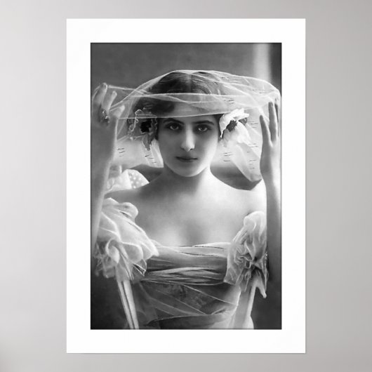 Poster voile noir et blanc (Devant)