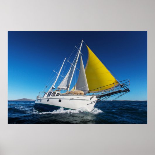 Poster Voile Océane En Yacht (Devant)
