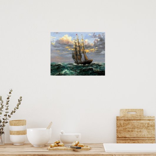 Poster voile peinture 48 (Cuisine)