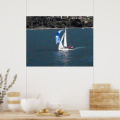 Poster Voile sur le lac de Garde (Cuisine)