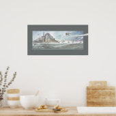 Poster Voile sur les Sept Ciels (30x15') (Cuisine)