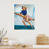 Poster Voile vers le haut (Cuisine)