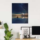 Poster Voile vers les nuages (Bureau à domicile)
