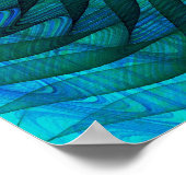 Poster Voile vert (Coin)