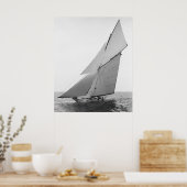 Poster Voile Yacht Gloriana, 1891 (Cuisine)