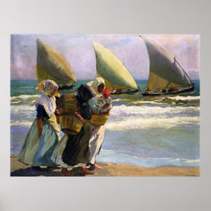 Poster Voiles de Joaquín Sorolla y Bastida trois