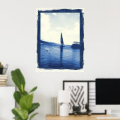 Poster voilier (Bureau à domicile)