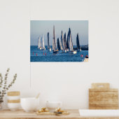 Poster Voilier - Marina Del Rey, CA (Cuisine)