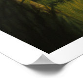 Poster : "Voilier vers la péninsule Bleue" (Coin)