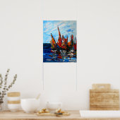 Poster Voiliers au port a bainet 2009 (Cuisine)