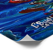 Poster Voiliers au port a bainet 2009 (Coin)