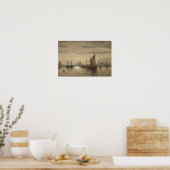 Poster Voiliers devant Venise (Cuisine)