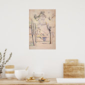 Poster Voir à travers les arbres par Paul Cezanne, Art Vi (Cuisine)
