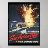 Poster Voir Action Now World War II (Devant)