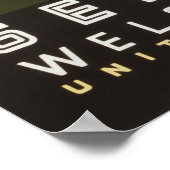 Poster Voir Amérique Bienvenue au Montana (Coin)