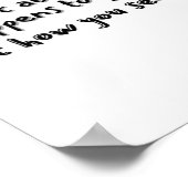 Poster Voir Au-Delà Du Sticker Évident (Coin)