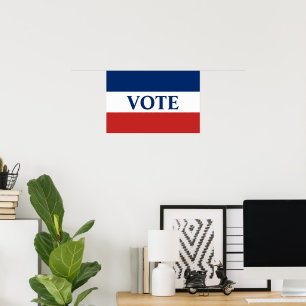 Poster VOIR Blancs rouges et Bleus