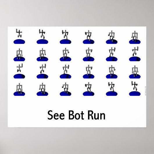 Poster Voir Bot Run (Devant)