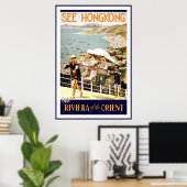 Poster Voir Hong Kong La Riviera de l'Orient (Bureau à domicile)