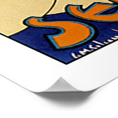 Poster Voir Inde ~ Ajanta Frescoes (Coin)