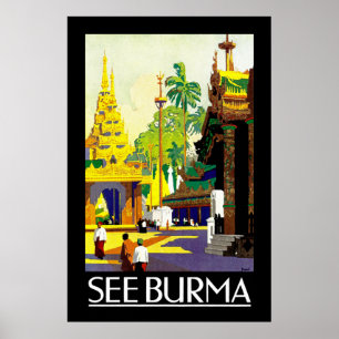Poster Voir la Birmanie