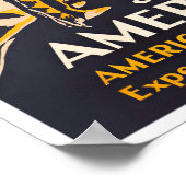 Poster Voir l'affiche de voyage vintage America (Coin)