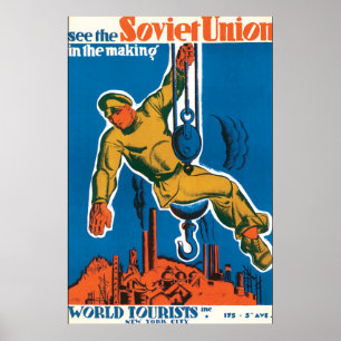 Poster Voir l'affiche des Vintage voyage de l'Union sovié