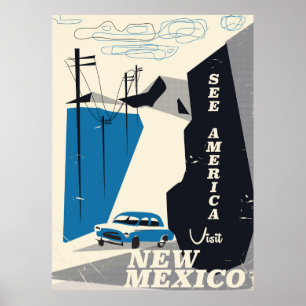 Poster Voir l'affiche voyage America - Nouveau-Mexique Vi